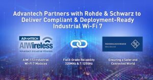 „Advantech“ bendradarbiauja su „Rohde & Schwarz“, kad pristatytų su „Wi-Fi“ suderinamus ir diegimui paruoštus pramoninius „Wi-Fi 7“ modulius